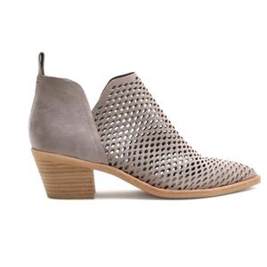 Dolce Vita Sher Perforated Gray Booties Size 6.5